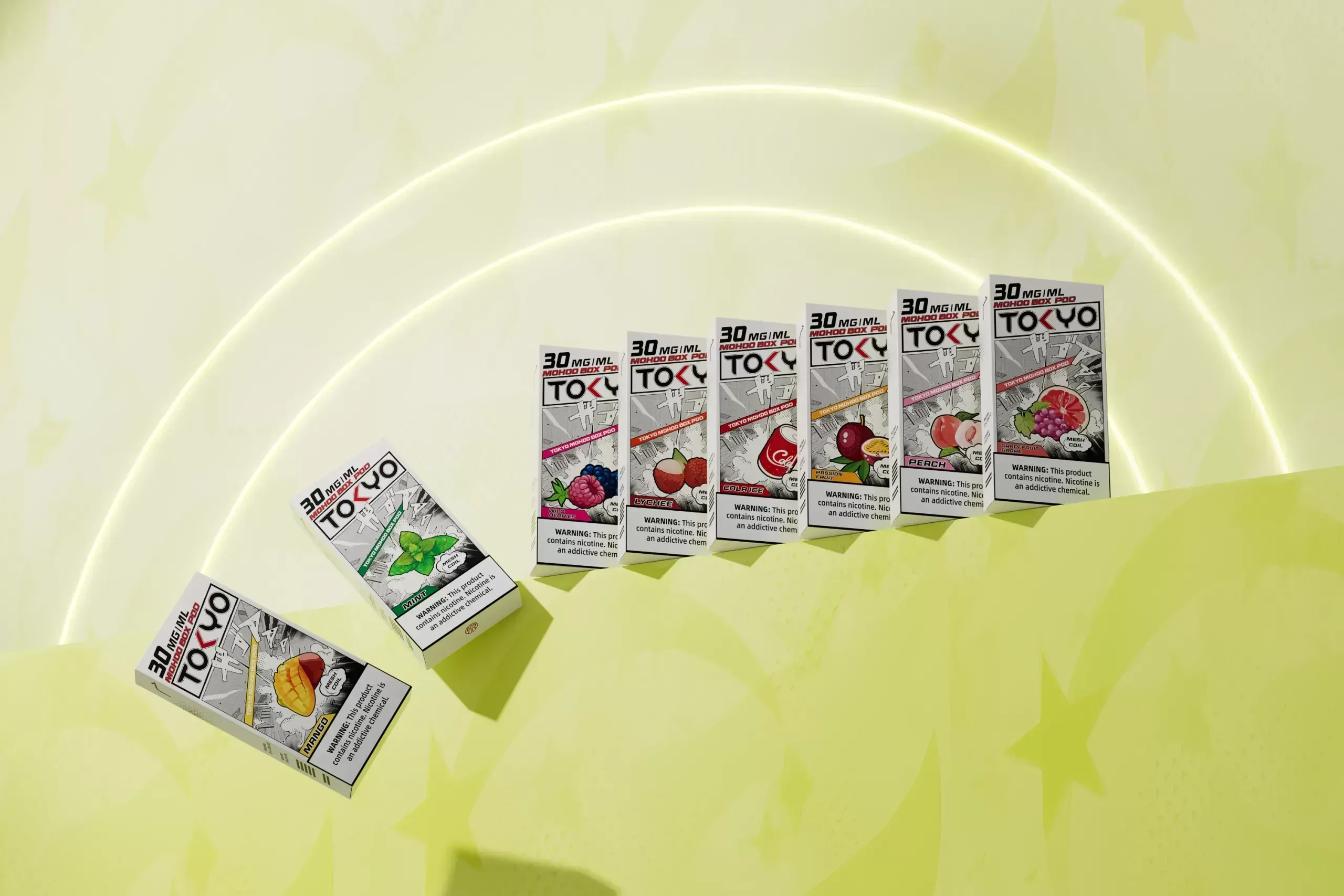 東京魔盒煙彈 TOKYO MOHOO BOX 煙桿 大容量換單式主機 買3盒加100送主機 台灣電子菸批發