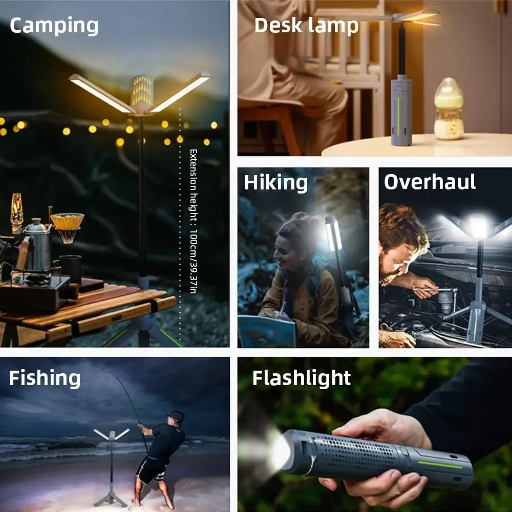 3 Heads, 3000 Lumens, 1 Stand – Light Up Any Space, Anywhere!