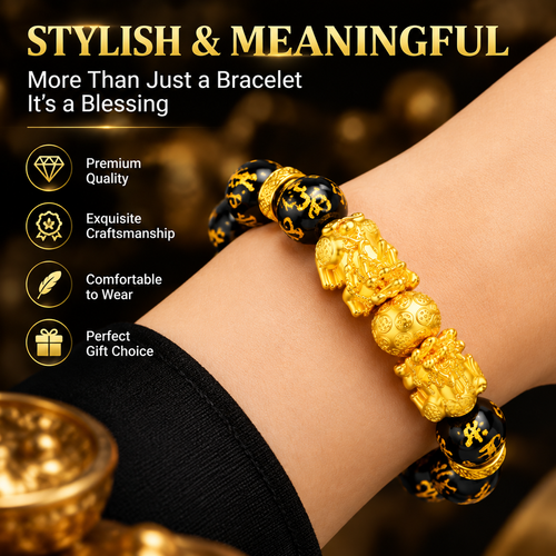 Wear Your Wealth – The Dice Pixiu Bracelet That Attracts Fortune!