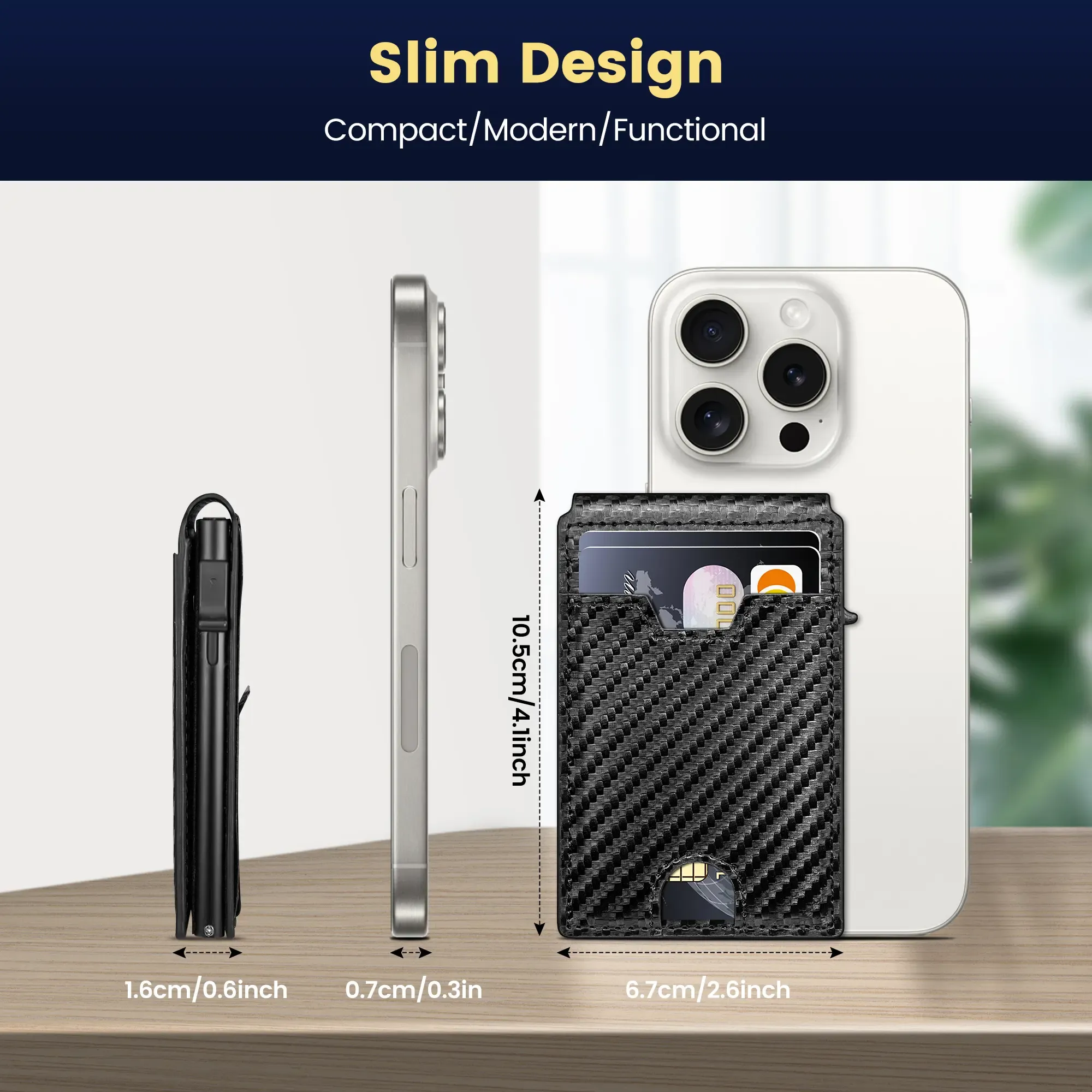 Slim, Secure, and Stylish – The Only Wallet You'll Ever Need!
