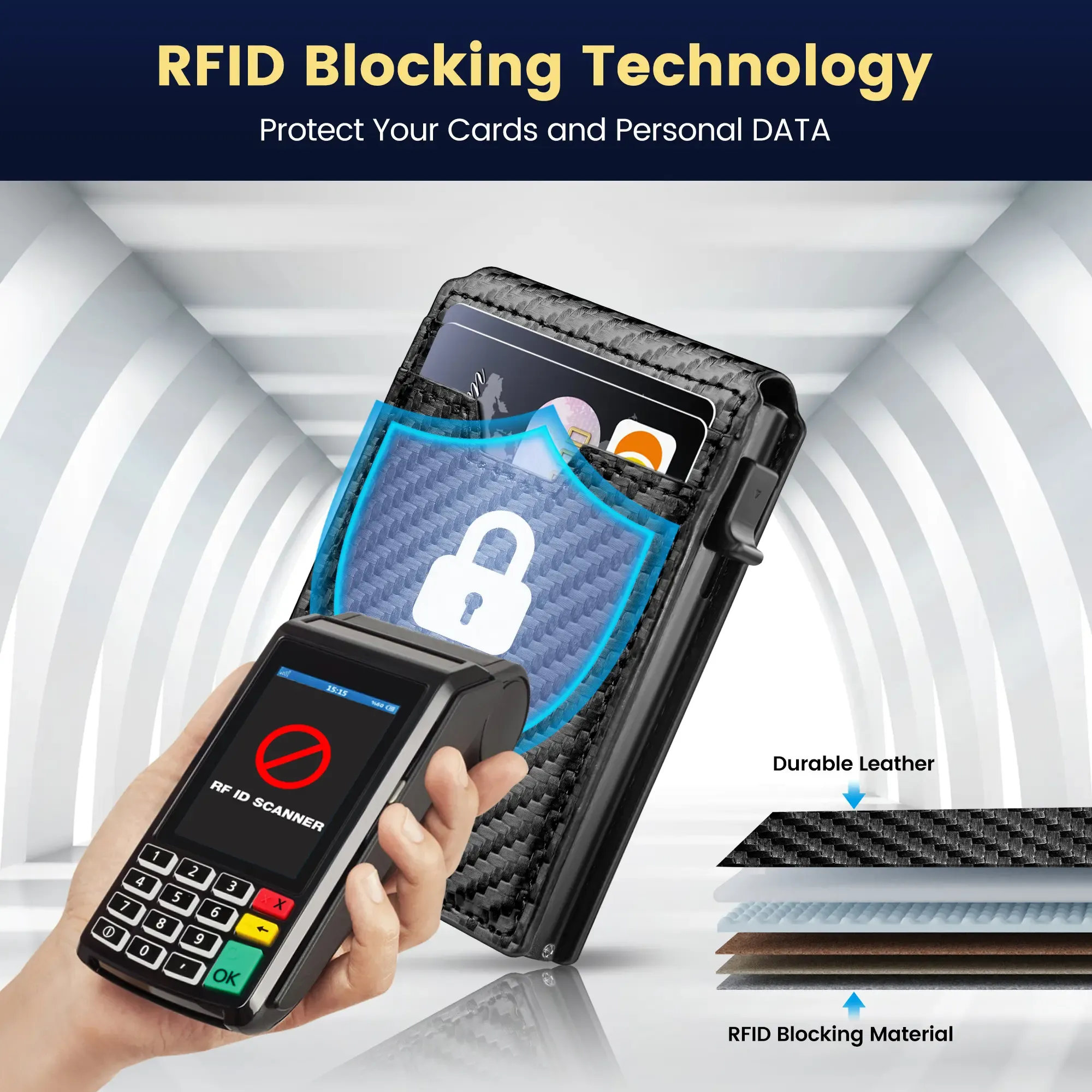 Slim, Secure, and Stylish – The Only Wallet You'll Ever Need!