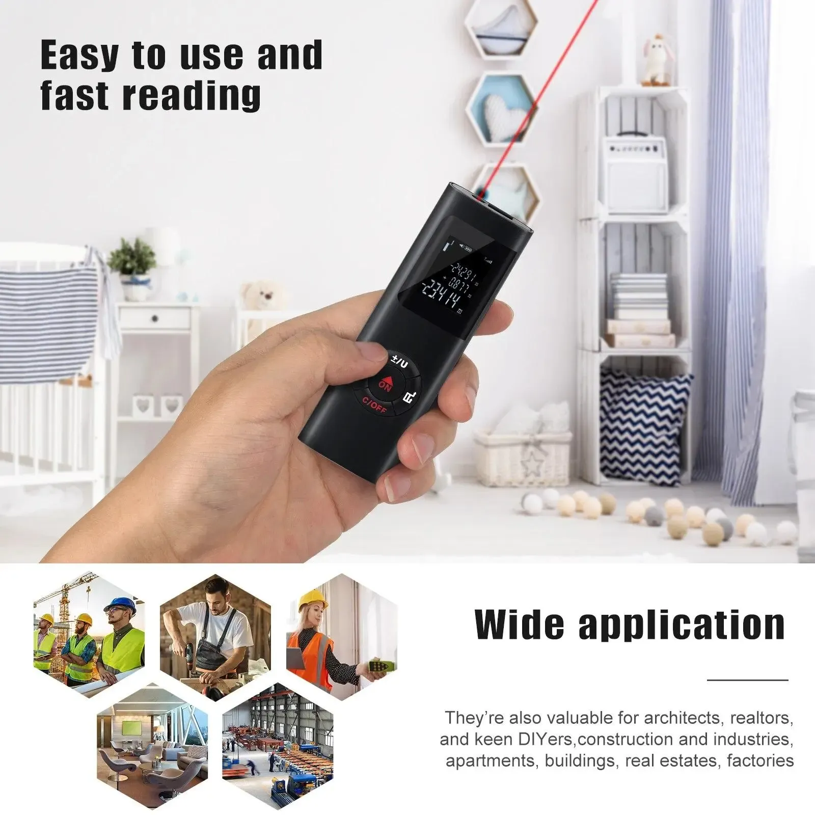 Measure in Seconds, Not Minutes – Laser Precision at Your Fingertips!