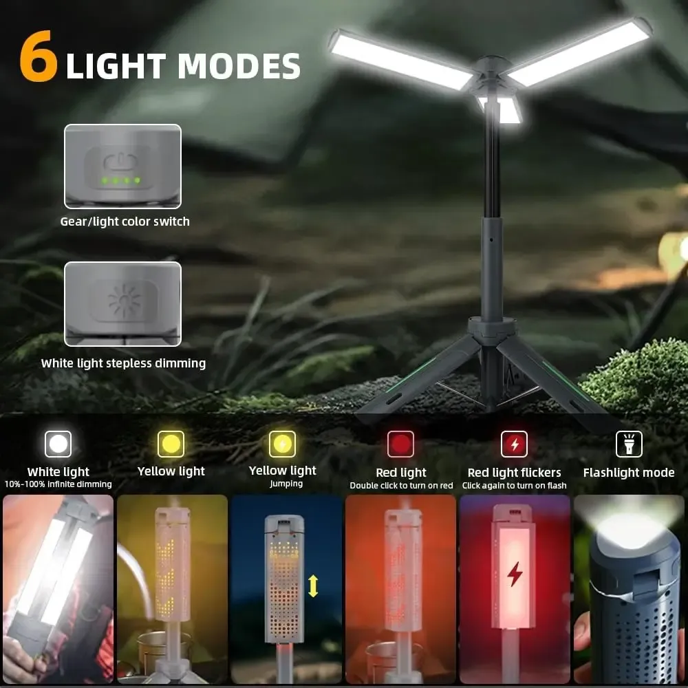 3 Heads, 3000 Lumens, 1 Stand – Light Up Any Space, Anywhere!