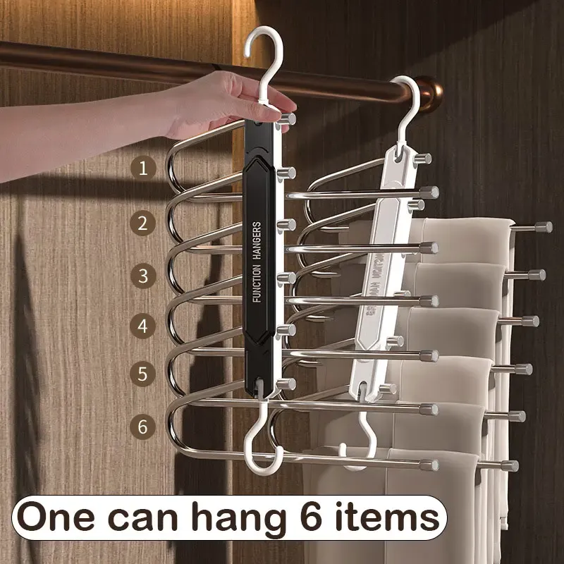 One Hanger, 5 Pairs of Pants – Your Closet Just Got Way Bigger!