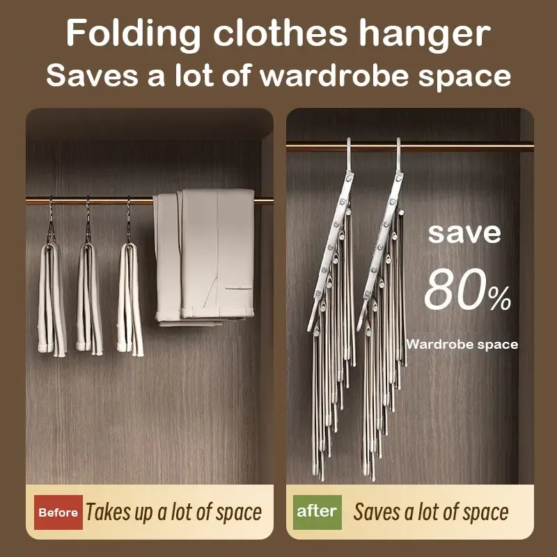 One Hanger, 5 Pairs of Pants – Your Closet Just Got Way Bigger!
