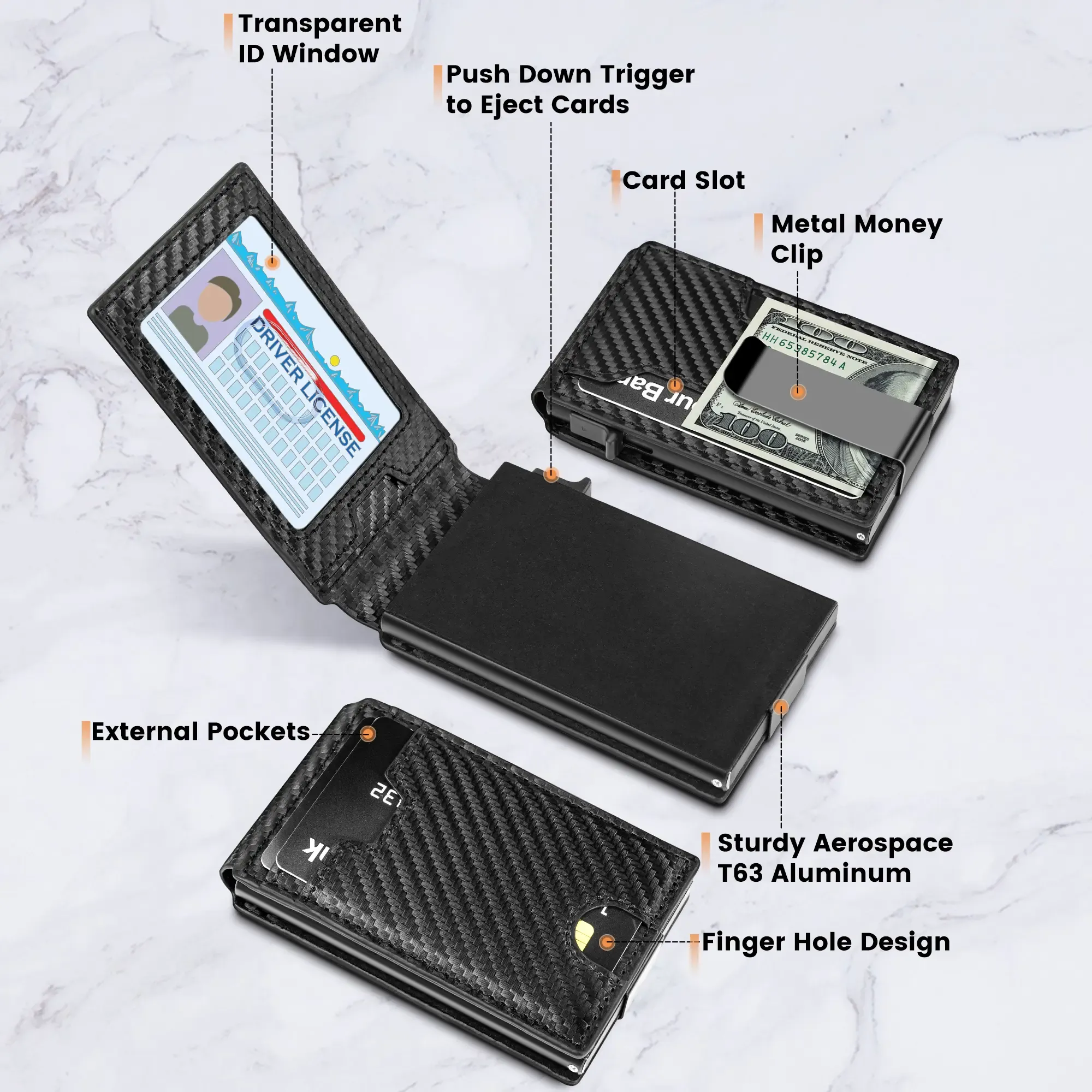 Slim, Secure, and Stylish – The Only Wallet You'll Ever Need!