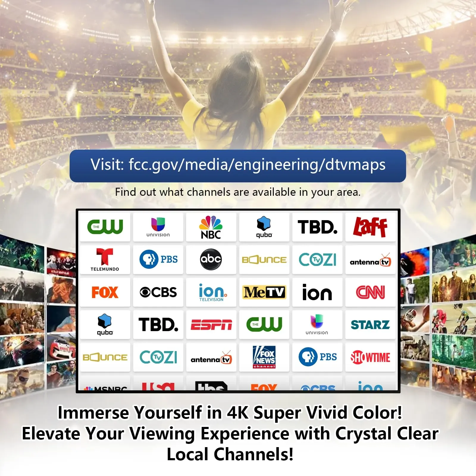 Cut the Cable, Not the Channels –  4K TV Starts Here!