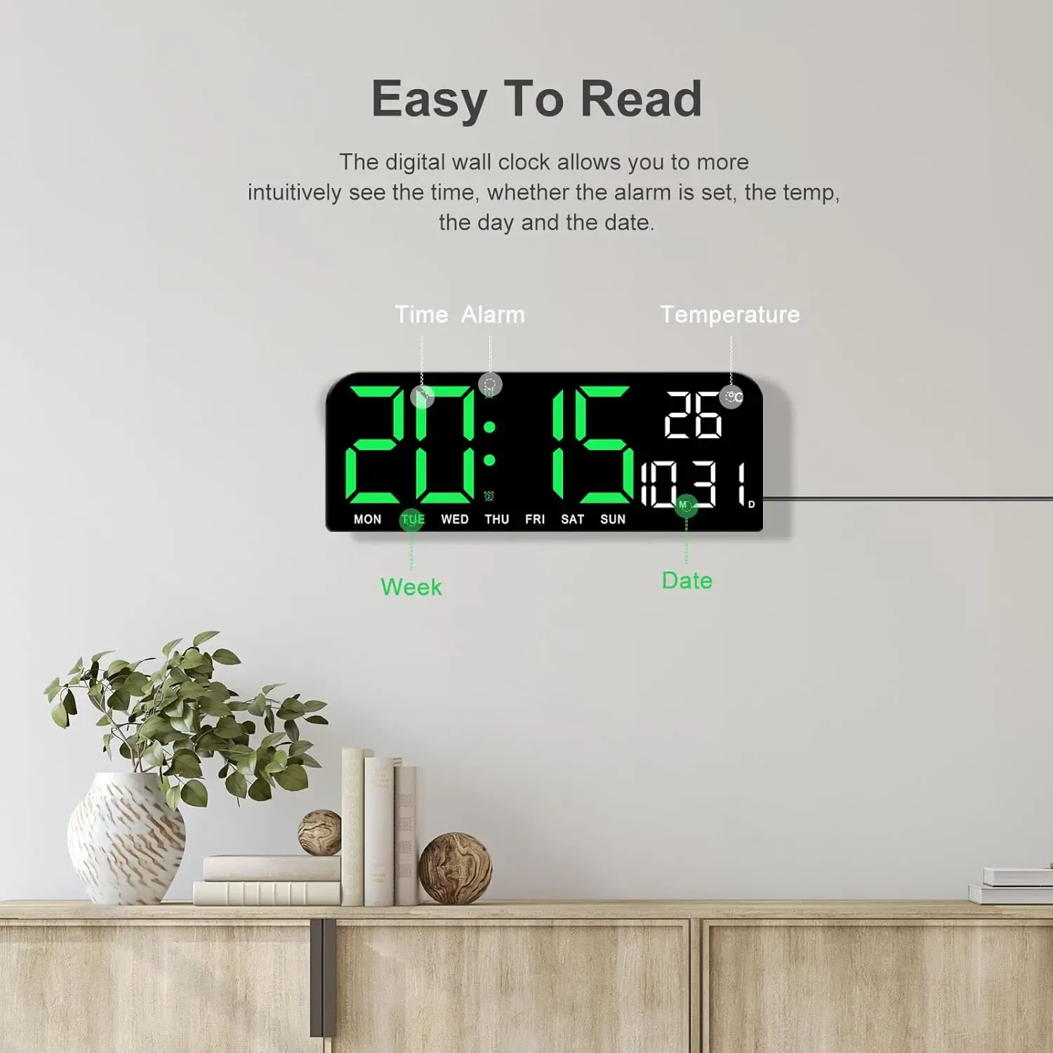 Timeless Design, Modern Function – The Clock That Does It All!
