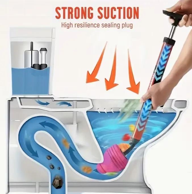 Unblock Any Toilet in Seconds – No Plumber, No Chemicals!