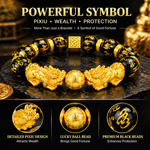 Wear Your Wealth – The Dice Pixiu Bracelet That Attracts Fortune!