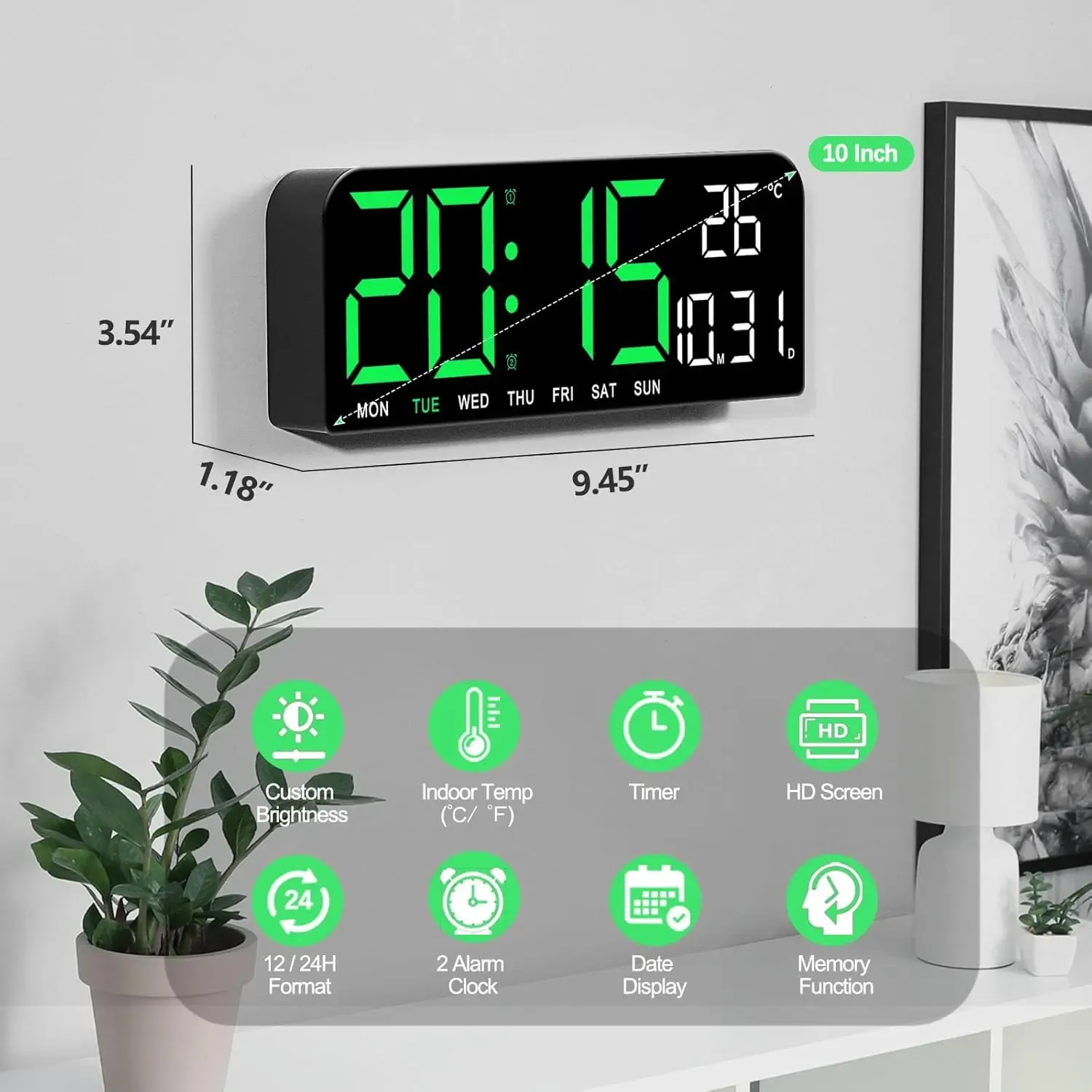 Timeless Design, Modern Function – The Clock That Does It All!