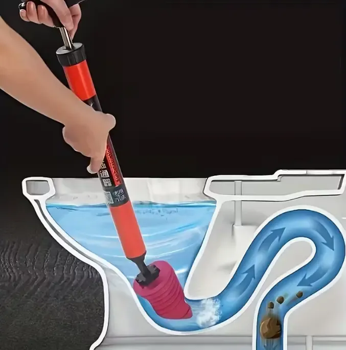 Unblock Any Toilet in Seconds – No Plumber, No Chemicals!