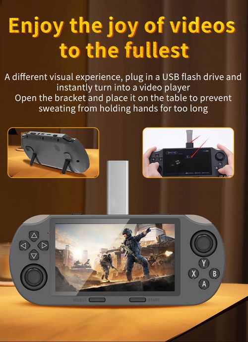 4.5HD Screen + Dual Joysticks – Retro Gaming Redefined