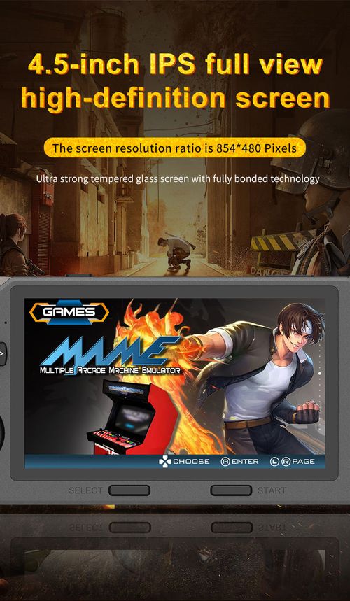 4.5HD Screen + Dual Joysticks – Retro Gaming Redefined