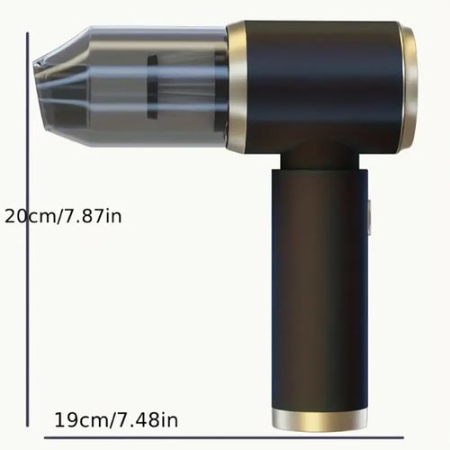Car-mounted vacuum cleaner, vehicle wireless charging, mini-sized, handheld, suction and blowing, large suction power