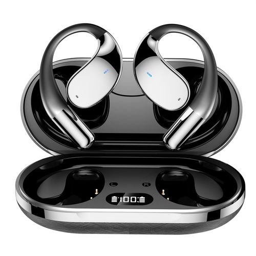 Over-ear AI intelligent translation Bluetooth headphones - open type, non-in-the-ear, long battery life, suitable for  for Travel Business and Learning