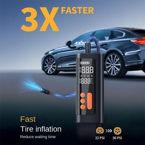 Car mounted inflation pump, portable wireless car, motorcycle, bicycle, tire, basketball pump, high-power digital display electric pump
