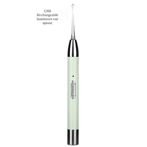 Children and adults' dedicated illuminated ear pick set, ear cleaning tool with light, visible, safe baby tweezers, soft head.