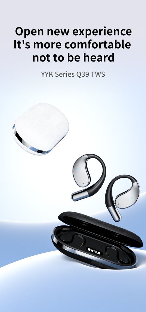 Over-ear AI intelligent translation Bluetooth headphones - open type, non-in-the-ear, long battery life, suitable for  for Travel Business and Learning