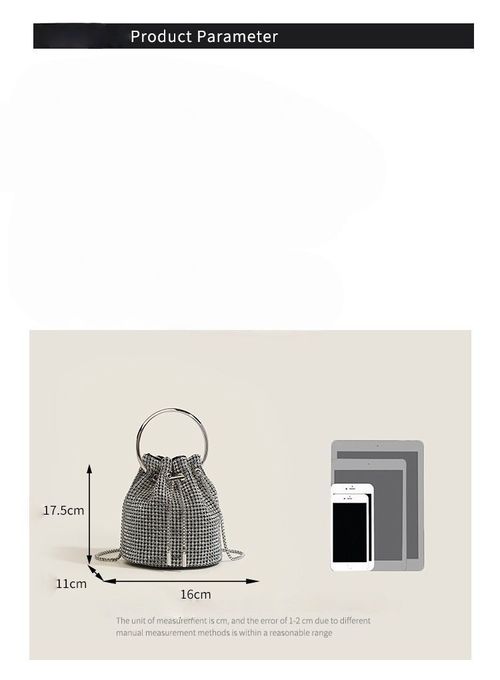 Rhinestone Evening Bag Bling Purse Sparkly Diamond Clutch Purse for Women Shoulder Handbag Cocktail Party Wedding Prom