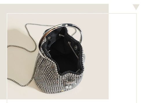 Rhinestone Evening Bag Bling Purse Sparkly Diamond Clutch Purse for Women Shoulder Handbag Cocktail Party Wedding Prom