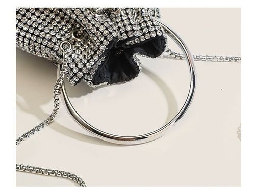 Rhinestone Evening Bag Bling Purse Sparkly Diamond Clutch Purse for Women Shoulder Handbag Cocktail Party Wedding Prom