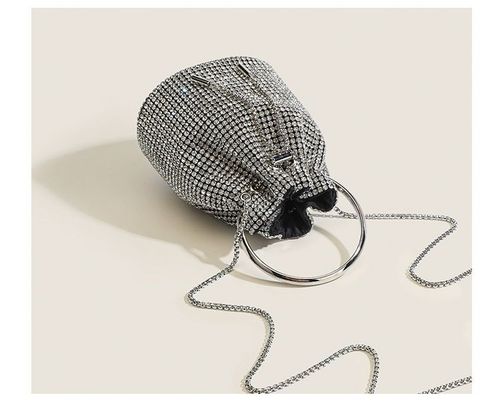 Rhinestone Evening Bag Bling Purse Sparkly Diamond Clutch Purse for Women Shoulder Handbag Cocktail Party Wedding Prom