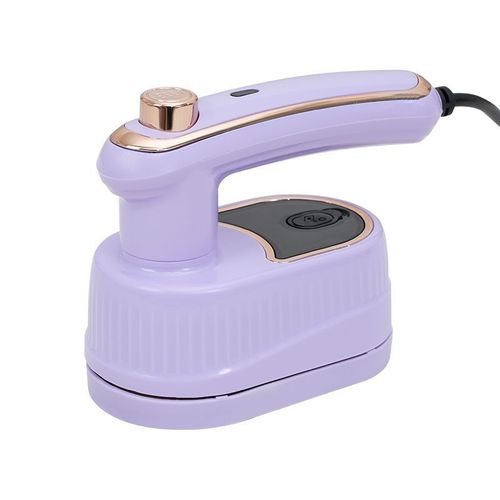 Travel Steamer for Clothes, 180° Rotary Garment Iron, 2in1 Dry and Wet Steamers, Portable Handheld Garment Irons, Wrinkle Remover Steamer Iron with Tip, Mini Electric Irons for Travel Home (Purple)