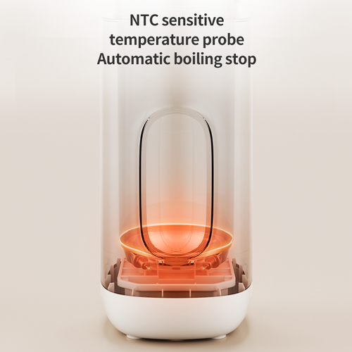 Electric hot water cup - stainless steel mini portable travel electric water warmer - 650ml insulated water jug