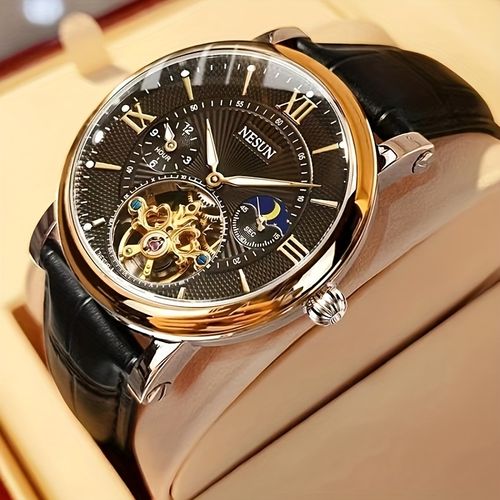 Nesun men's watch, men's mechanical watch, automatic luminous multifunctional men's watch, men's style mechanical watch, men's watch