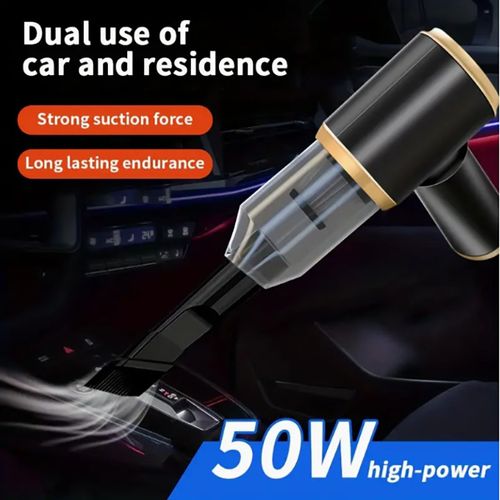 Car-mounted vacuum cleaner, vehicle wireless charging, mini-sized, handheld, suction and blowing, large suction power