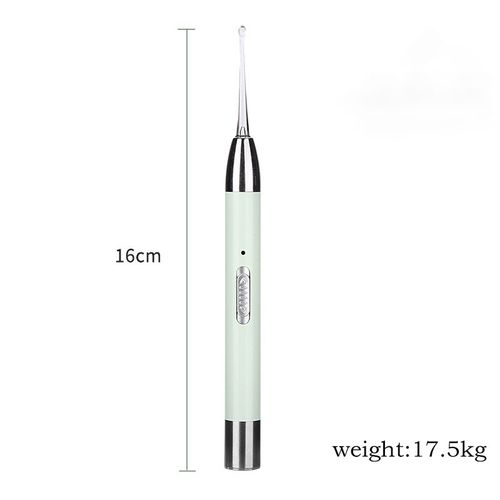 Children and adults' dedicated illuminated ear pick set, ear cleaning tool with light, visible, safe baby tweezers, soft head.