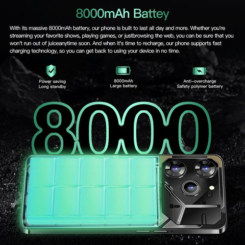 New Povo 6 Pro Android 7.3-inch large-screen 16+1T model (a hot-selling product) smart phone