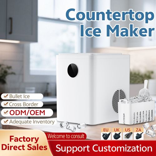 Ice Making Machine, Commercial Household Milk Tea Shop Bullet Ice Making Machine