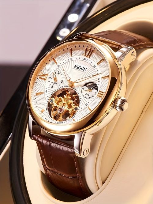 Nesun men's watch, men's mechanical watch, automatic luminous multifunctional men's watch, men's style mechanical watch, men's watch