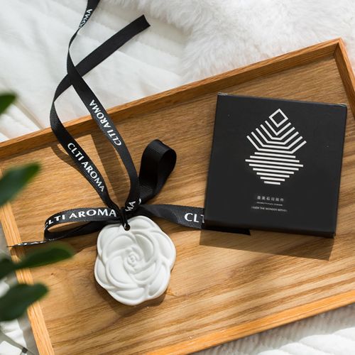 Car air freshener, 3 aromatherapy ceramics, suitable for drawers and wardrobes, cars, bathrooms, etc. Men's and women's car fragrance gifts, non electric, no battery