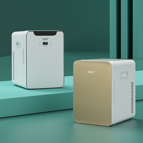 SAST car mounted mini refrigerator, car home dual-use mini beauty mini, self driving travel exclusive breast milk refrigeration, dormitory single use 16L