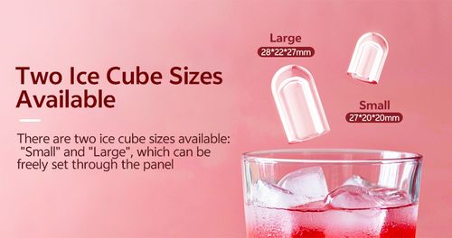 Ice Making Machine, Commercial Household Milk Tea Shop Bullet Ice Making Machine