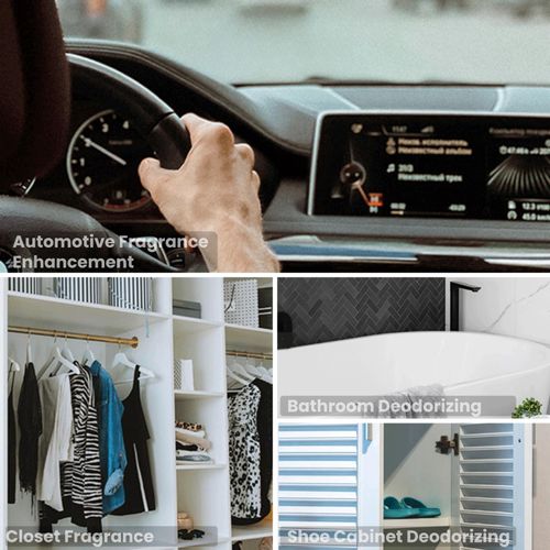 Car air freshener, 3 aromatherapy ceramics, suitable for drawers and wardrobes, cars, bathrooms, etc. Men's and women's car fragrance gifts, non electric, no battery