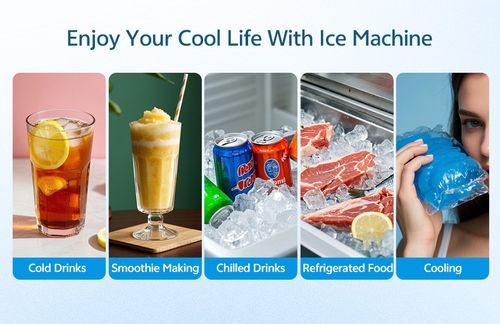 Ice Making Machine, Commercial Household Milk Tea Shop Bullet Ice Making Machine