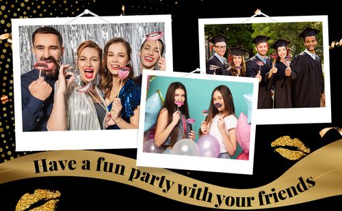 Interesting lip photography props, interesting mouth DIY set with wooden sticks, selfie props accessories suitable for birthdays, weddings, graduation, Halloween parties, 20 lips