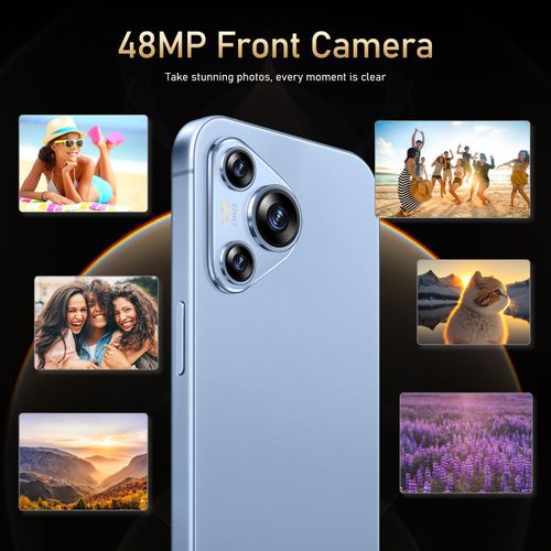 A16 PX Unlocked Phon 8-core Android 13 Phone 8GB+256GB Unlocked Android Phone 108MP+48MP Camera Pixels 6800mAh Battery 7inch HD LCD Screen Cell Phone 5G Dual SIM