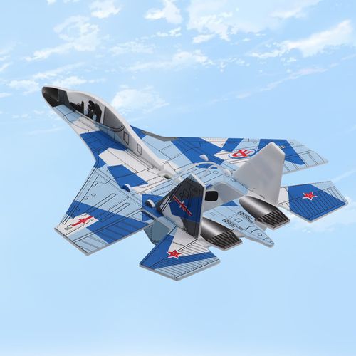 New toy electric aircraft fighter Su-27 foam hand-thrown unmanned glider gyro model aircraft