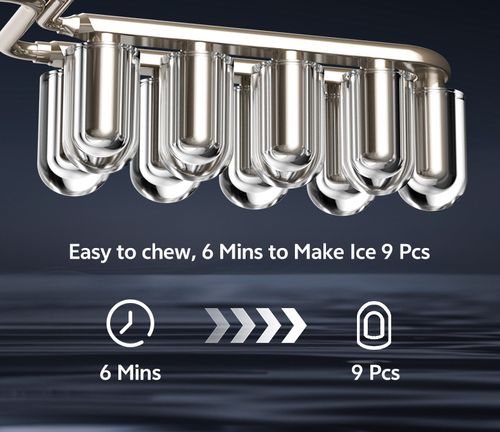 Ice Making Machine, Commercial Household Milk Tea Shop Bullet Ice Making Machine