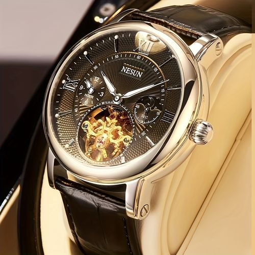 Nesun men's watch, men's mechanical watch, automatic luminous multifunctional men's watch, men's style mechanical watch, men's watch