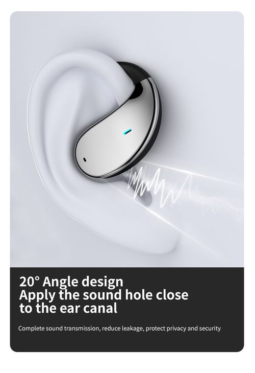 Over-ear AI intelligent translation Bluetooth headphones - open type, non-in-the-ear, long battery life, suitable for  for Travel Business and Learning