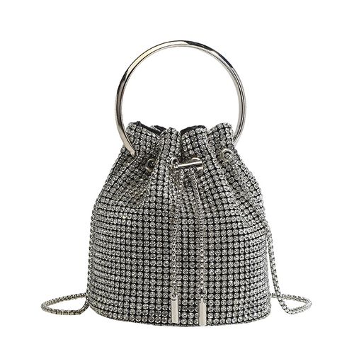 Rhinestone Evening Bag Bling Purse Sparkly Diamond Clutch Purse for Women Shoulder Handbag Cocktail Party Wedding Prom