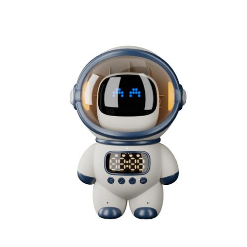 AI Robot Portable Astronaut Design LED Night Light Speaker FM Radio Music Speaker Light and Gifts