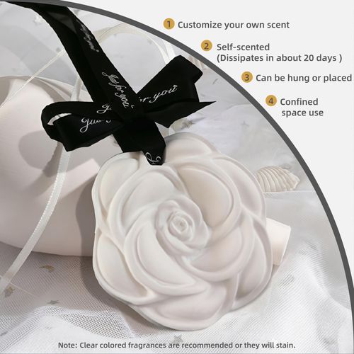 Car air freshener, 3 aromatherapy ceramics, suitable for drawers and wardrobes, cars, bathrooms, etc. Men's and women's car fragrance gifts, non electric, no battery