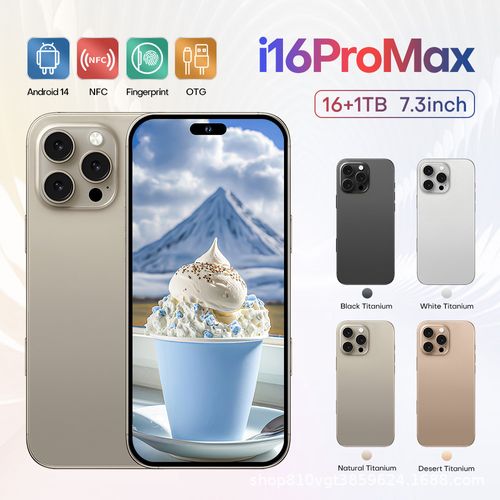 i16 Pro Max smartphone with 16GB + 1TB storage - Large screen smartphone from the original manufacturer, direct sales.